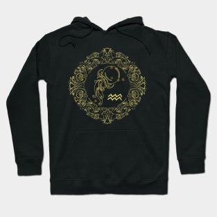 Zodiac Sign Aquarius Hoodie